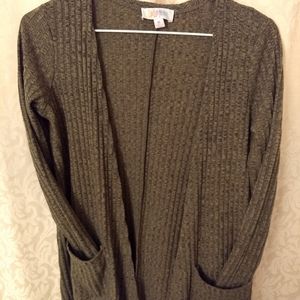 LuLaRoe Olive Green Sarah Duster Medium